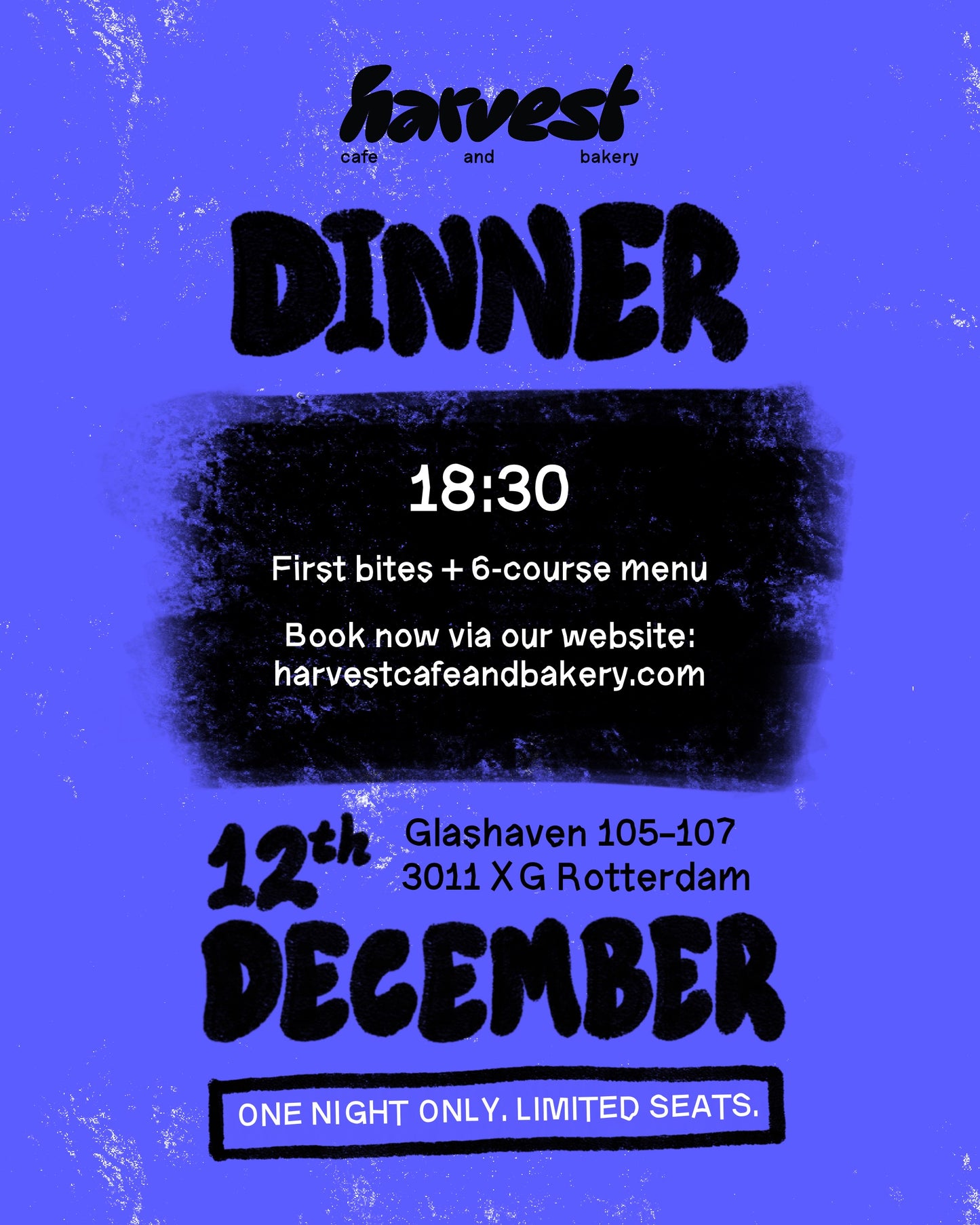 HARVEST DINNER DECEMBER 12TH